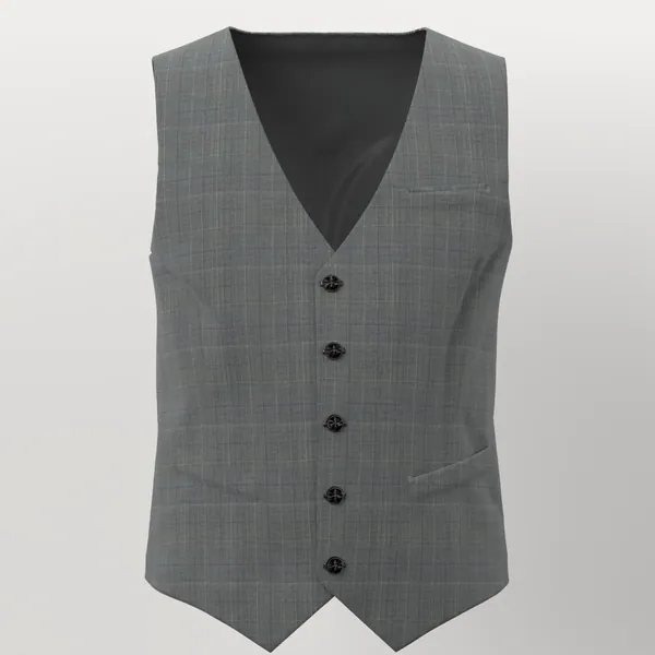 Vitale Barberis Canonico Perennial Super 110's Fancies No. 28758 made up: vest
