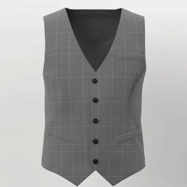 Vitale Barberis Canonico Perennial Super 110's Fancies No. 29919 made up: vest