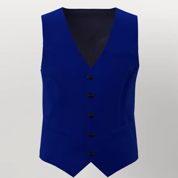 Vitale Barberis Canonico Perennial Super 110's Solid-Sharkskin No. 26945 made up: vest