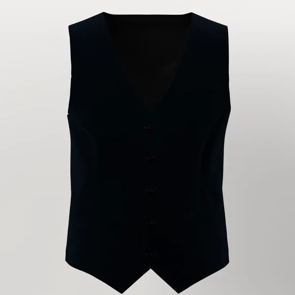 Vitale Barberis Canonico Super 120's Flannel No. 27863 made up: vest