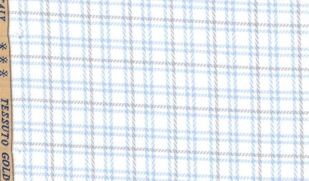 Casa Giorgi Shirting No. 30140, original swatch photo