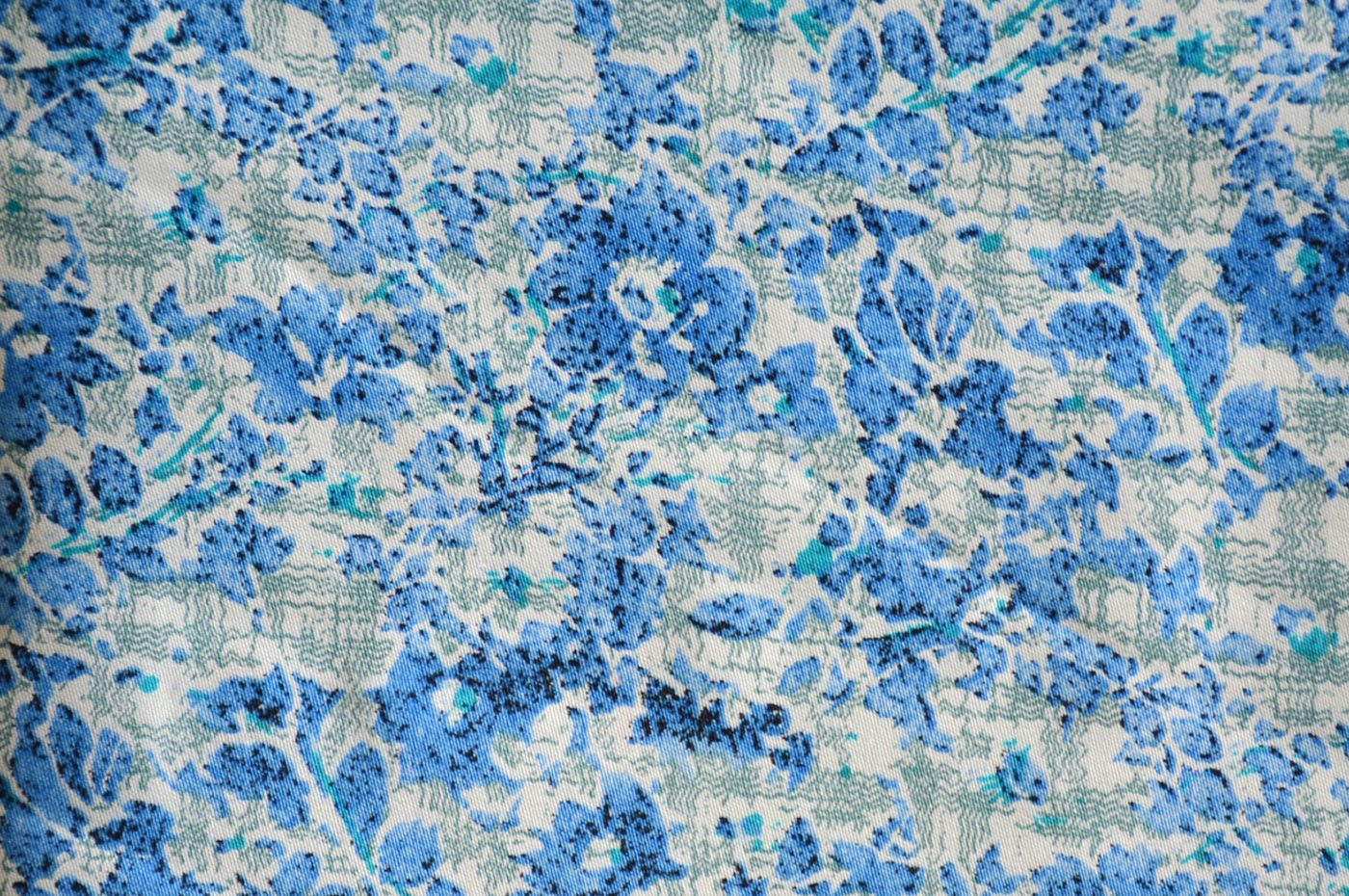 Printed Shirting No. 28115, original swatch photo