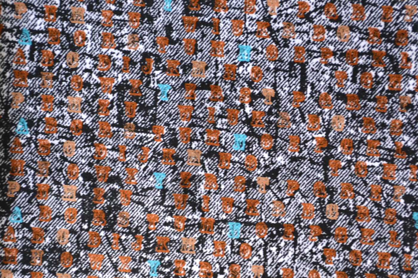 Printed Shirting No. 28117, original swatch photo