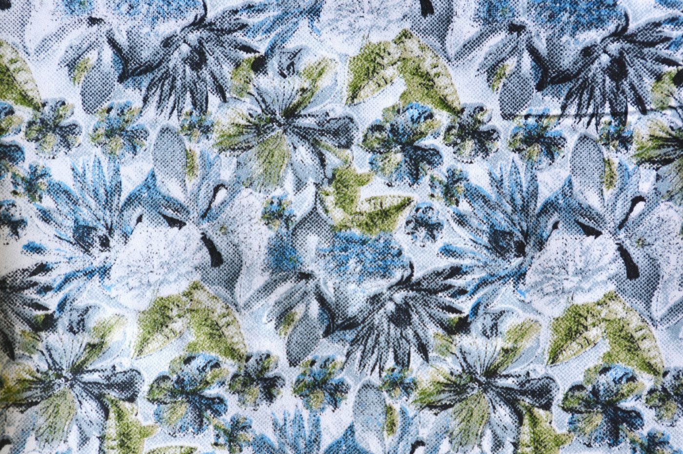 Printed Shirting No. 28121, original swatch photo