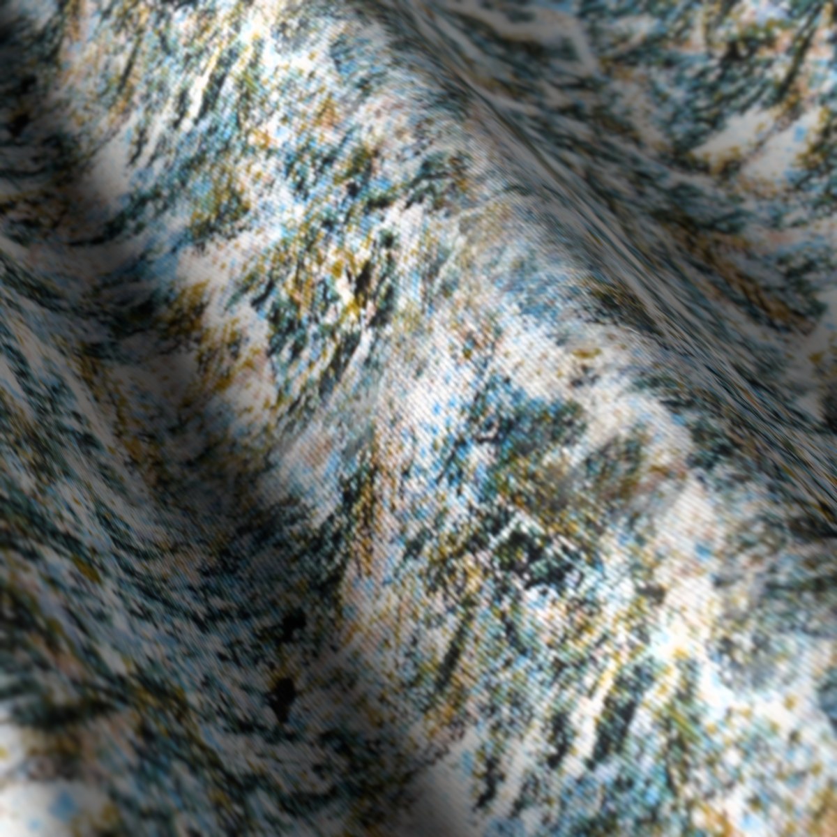 Printed Shirting No. 28105, draped close-up