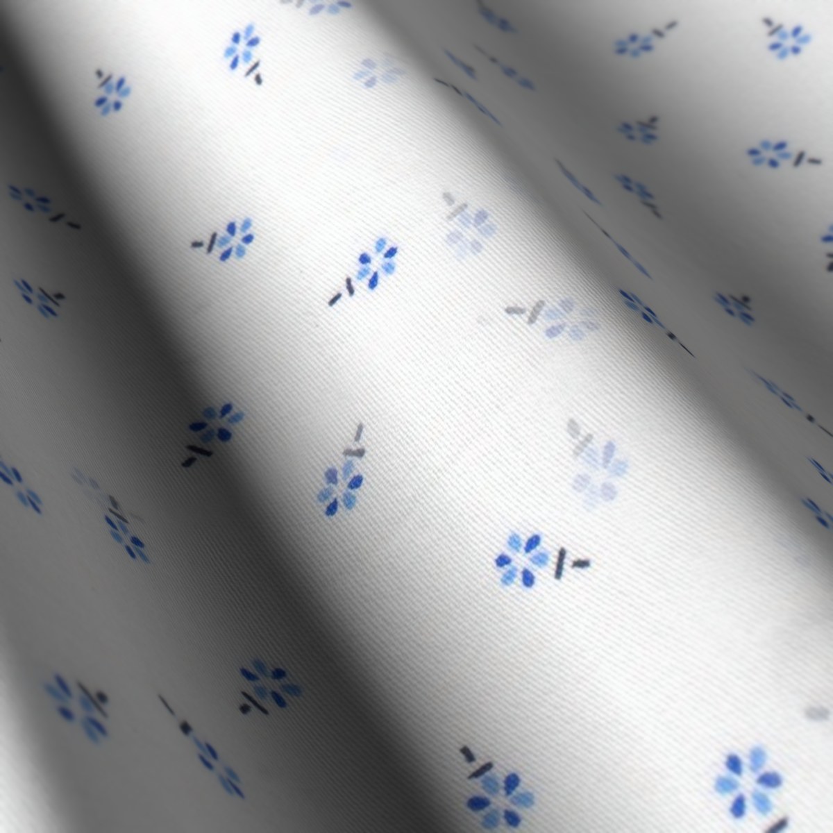 Printed Shirting No. 28923, draped close-up
