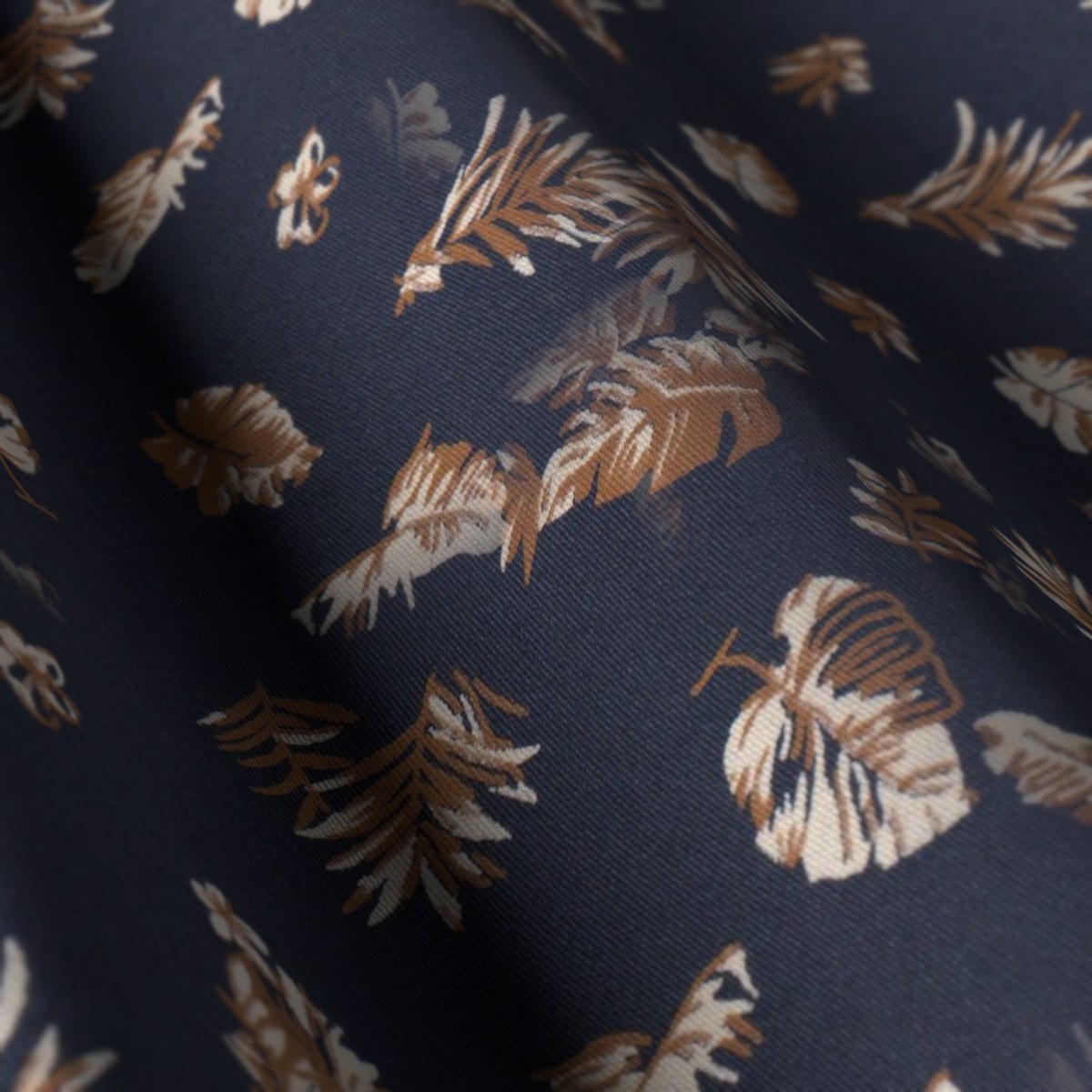 Printed Shirting No. 28934, draped close-up