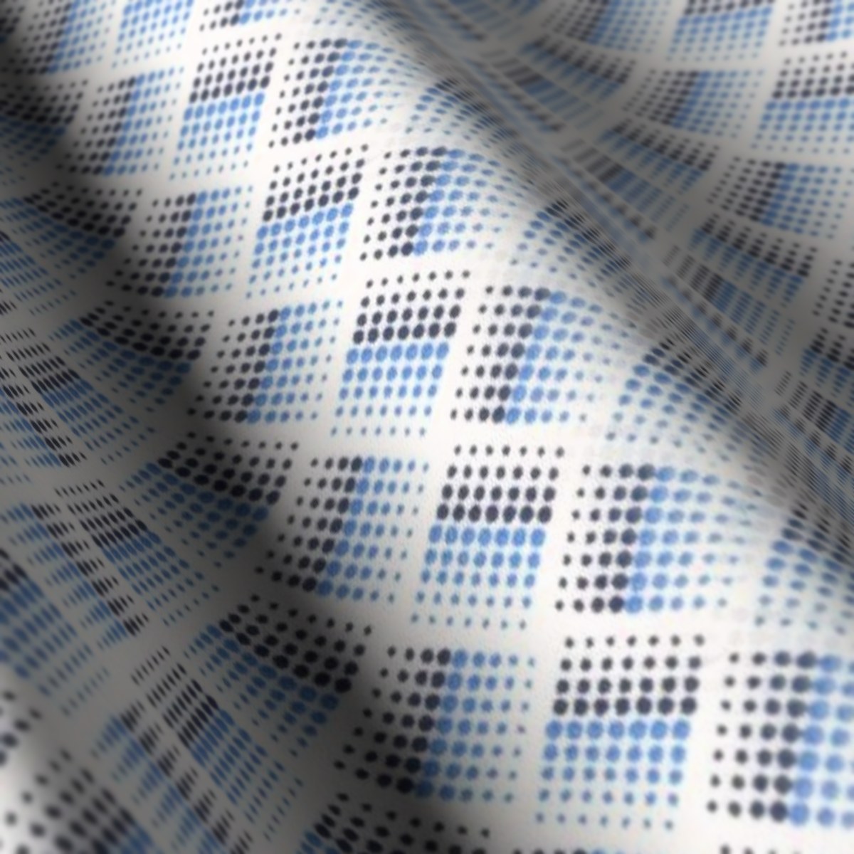 Printed Shirting No. 29582, draped close-up