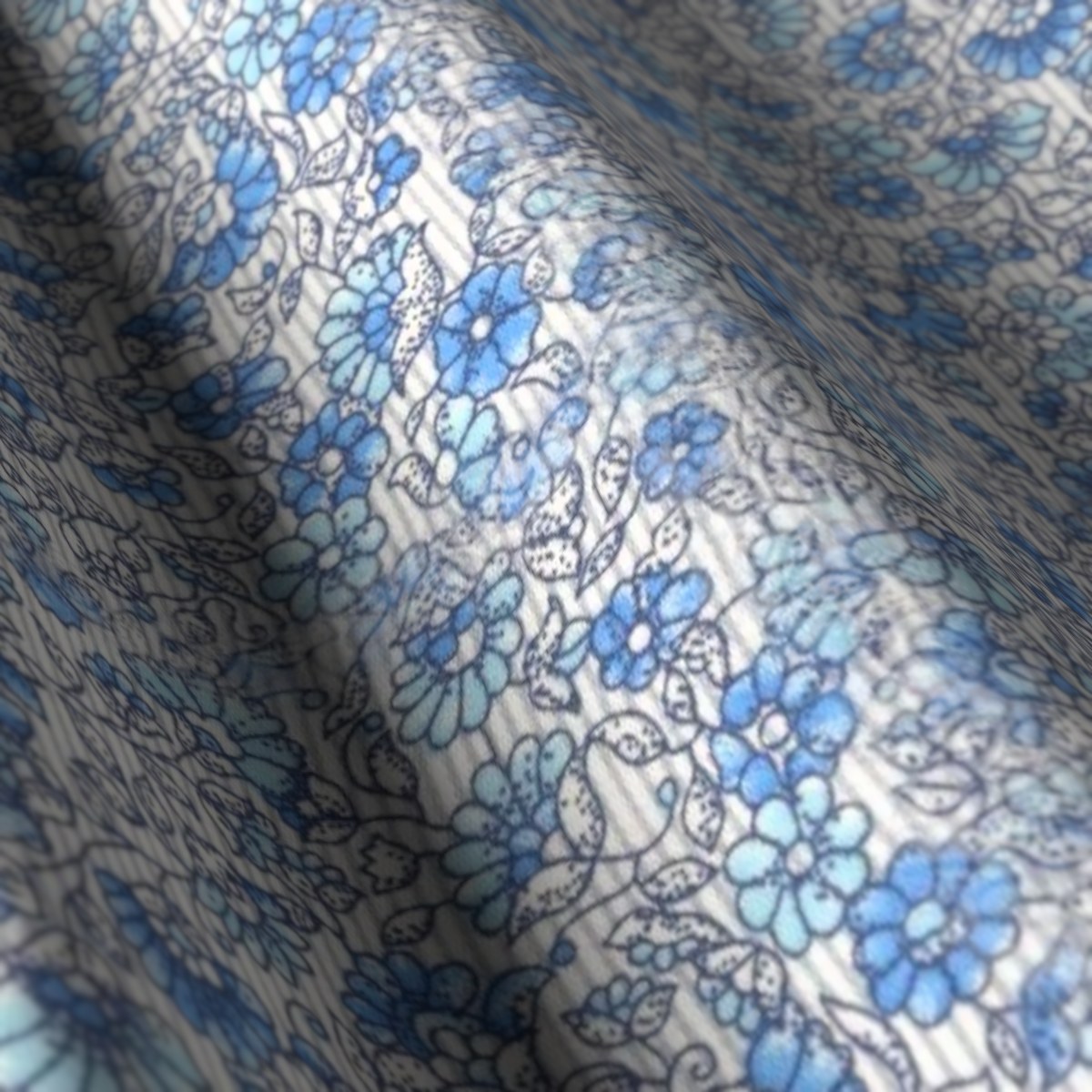 Printed Shirting No. 29586, draped close-up