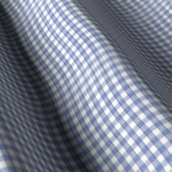 Casa Giorgi Shirting No. 29396, blue shirting fabric