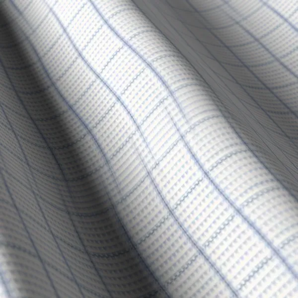 Casa Giorgi Shirting No. 30146, blue shirting fabric