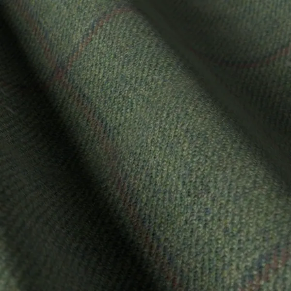 Devonshire Tweeds No. 29300, green suiting fabric