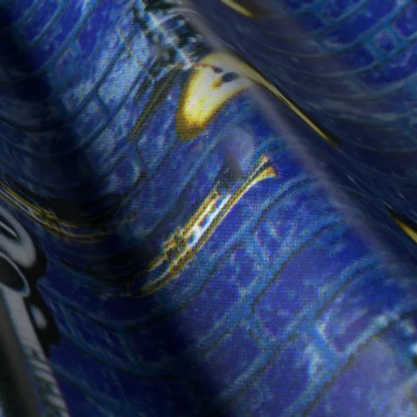 Flash Lining No. 28009, blue lining fabric