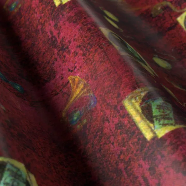 Flash Lining No. 28029, burgundy lining fabric