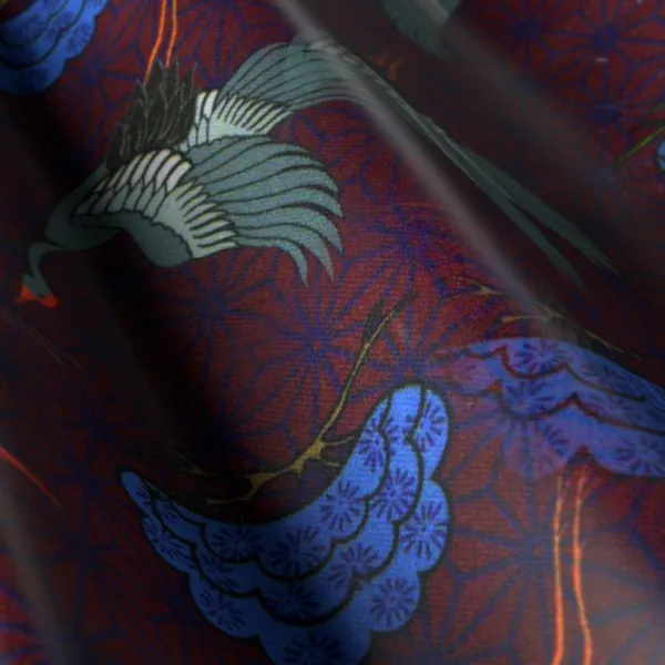 Flash Lining No. 28037, purple lining fabric