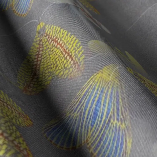 Flash Lining No. 28060, grey lining fabric