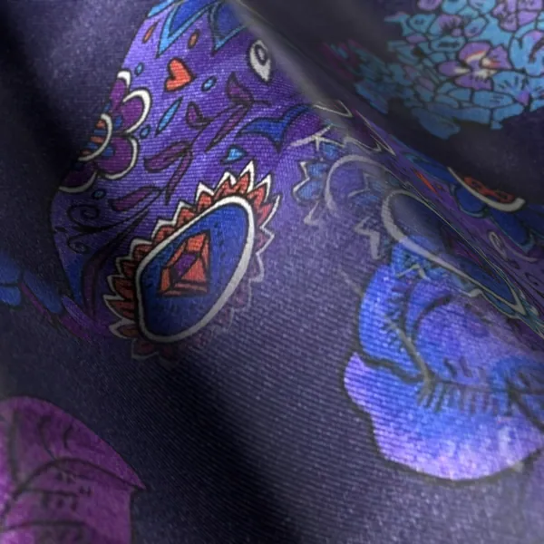Flash Lining No. 28949, blue lining fabric
