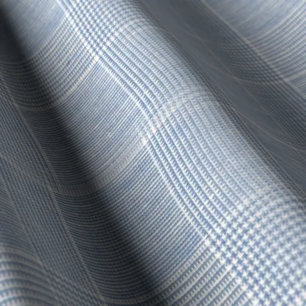 Linen No. 30172, blue suiting fabric
