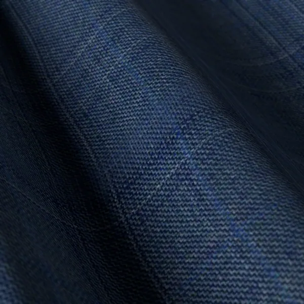 Loro Piana Super 130's No. 27939, navy suiting fabric