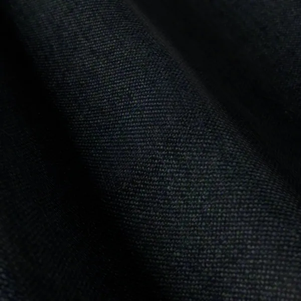 Loro Piana Super 150's No. 27276, black suiting fabric