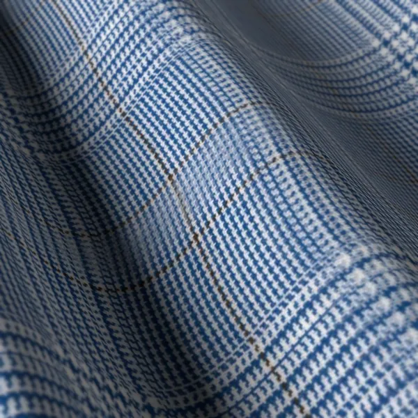 Mayfair No. 27208, blue suiting fabric