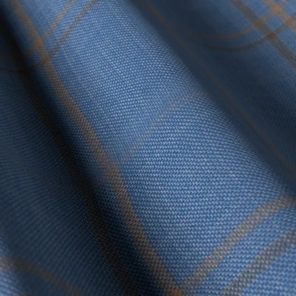 Michaelangelo Sports Jacketing No. 28820, blue jacketing fabric