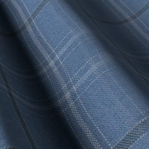 Michaelangelo Sports Jacketing No. 28836, blue jacketing fabric