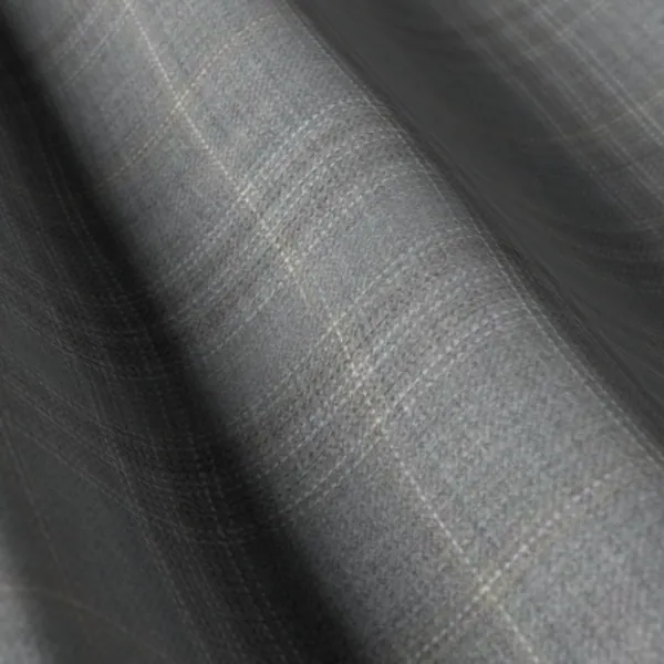 Michaelangelo Stretch Wool No. 29847, grey suiting fabric