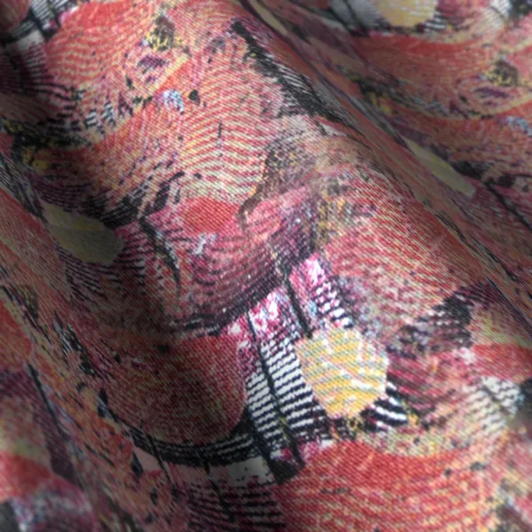 Printed Shirting No. 28129, pink shirting fabric
