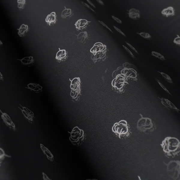 Printed Shirting No. 28916, grey shirting fabric