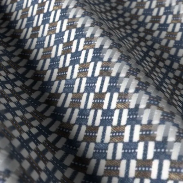 Printed Shirting No. 29597, grey shirting fabric