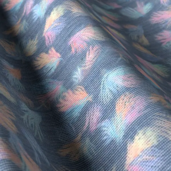 Printed Shirting No. 29607, blue shirting fabric