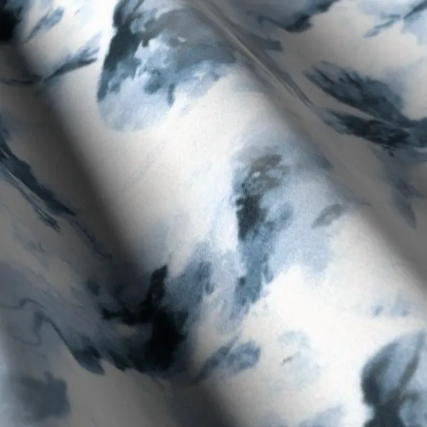 Printed Shirting No. 30512, blue shirting fabric