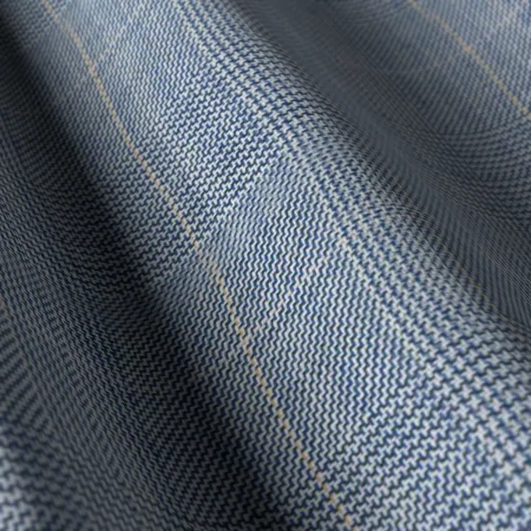 Savile Row No. 28526, blue suiting fabric