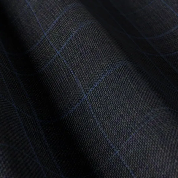Savile Row No. 28608, navy suiting fabric
