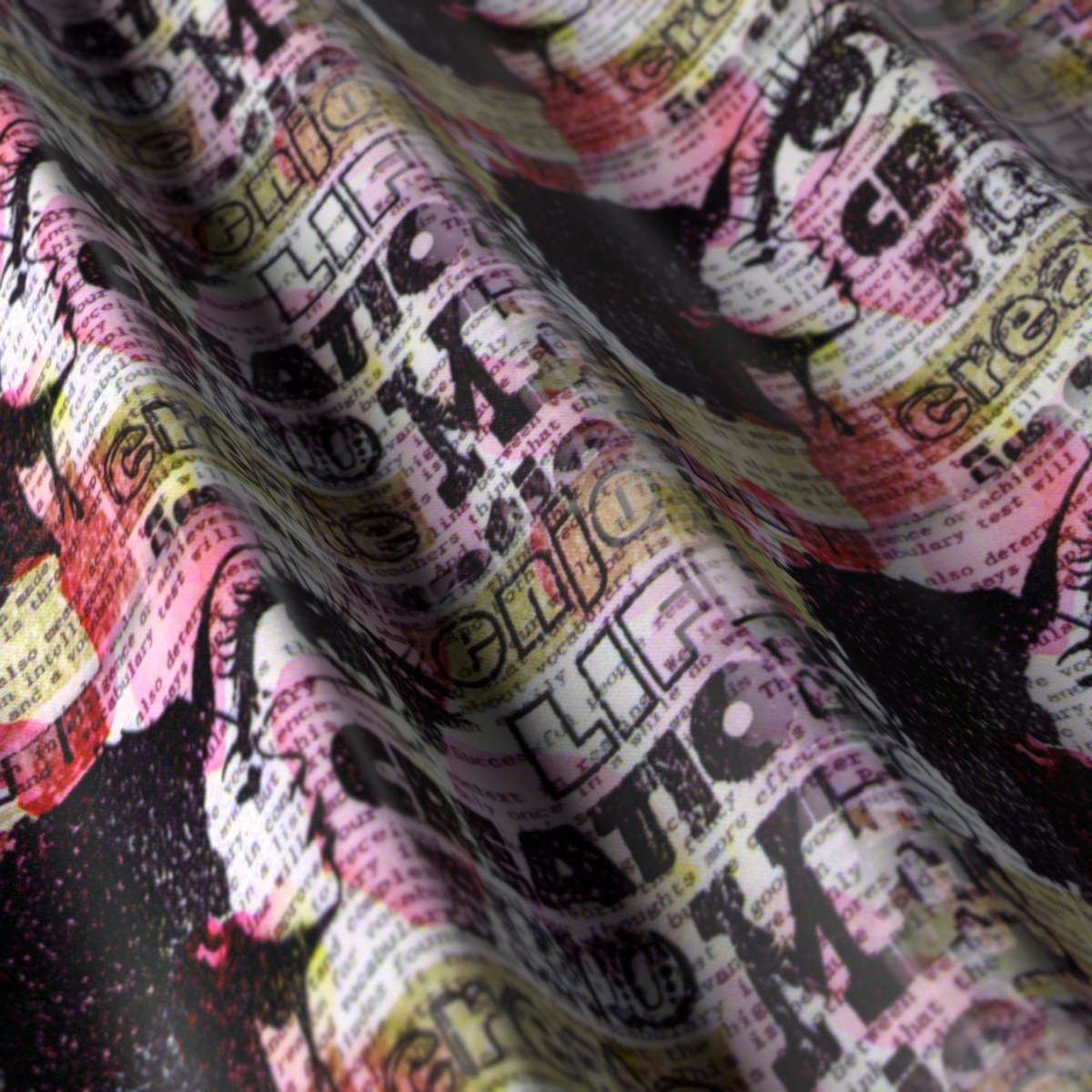 Flash Lining No. 28012, draped