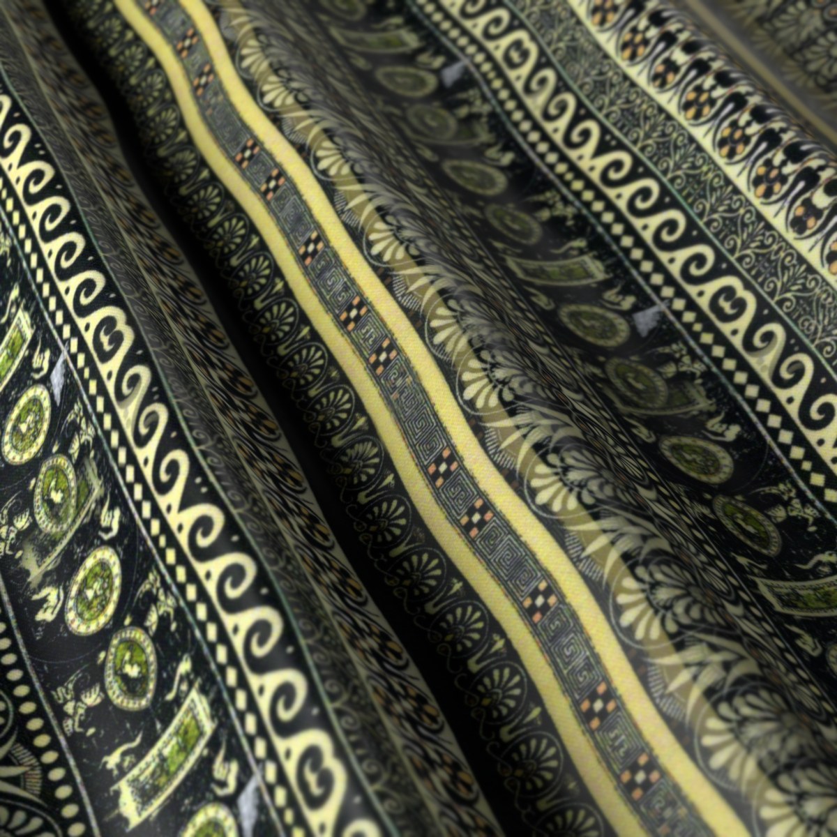 Flash Lining No. 28244, draped