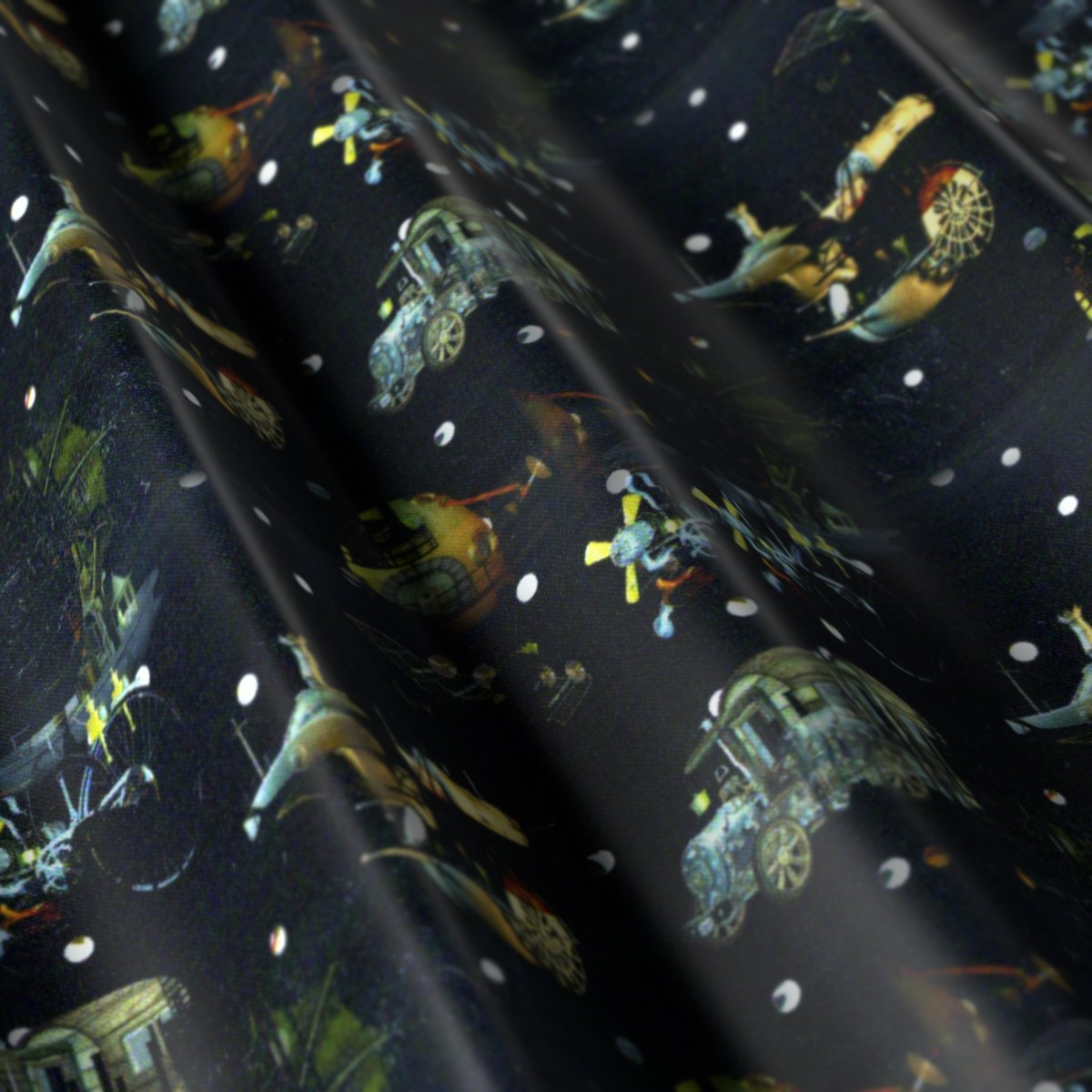 Flash Lining No. 28252, draped