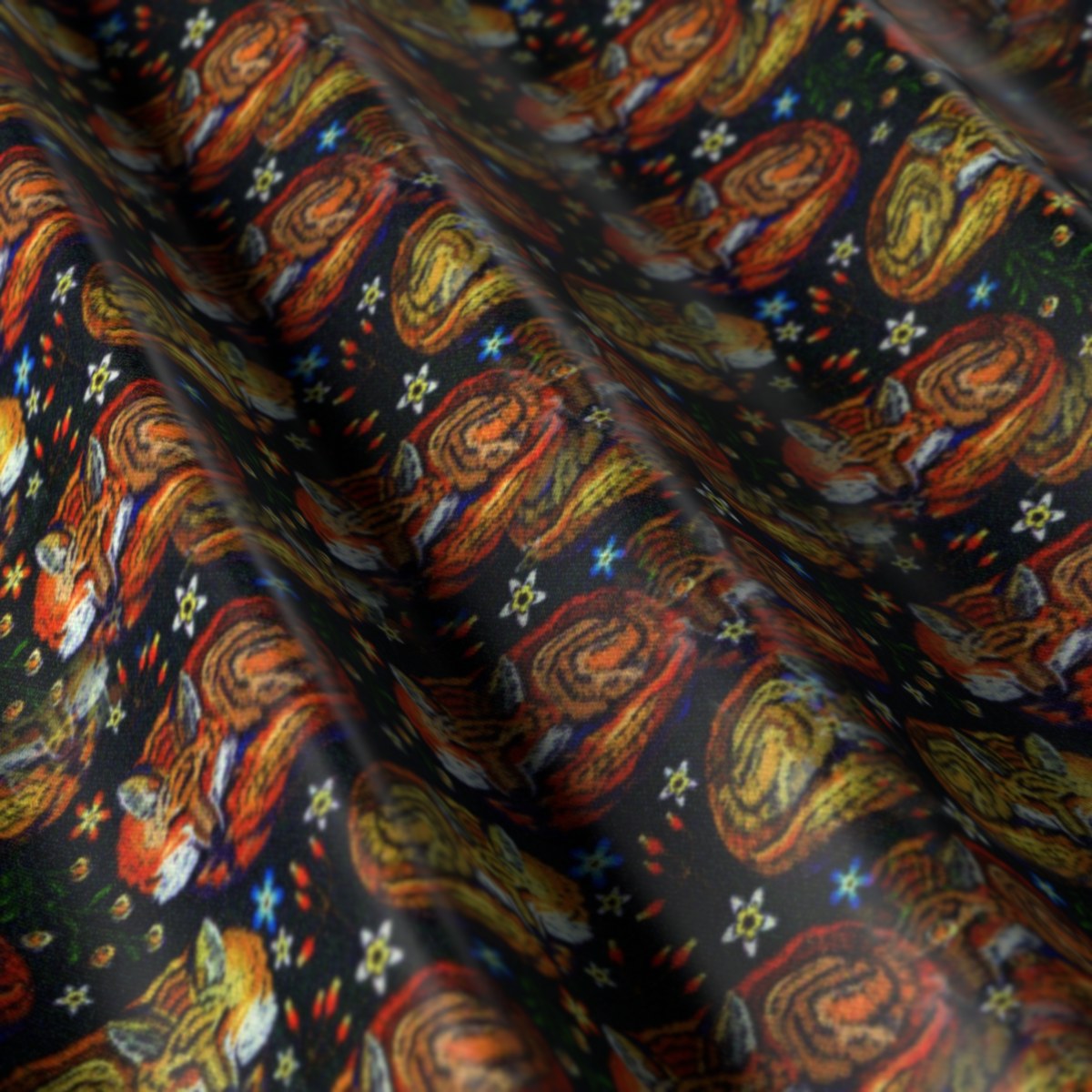 Flash Lining No. 28704, draped