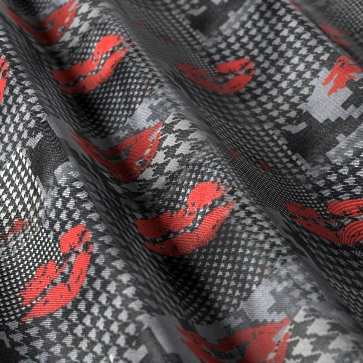 Flash Lining No. 28960, draped