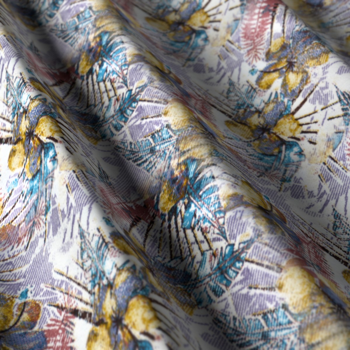 Printed Shirting No. 28103, draped