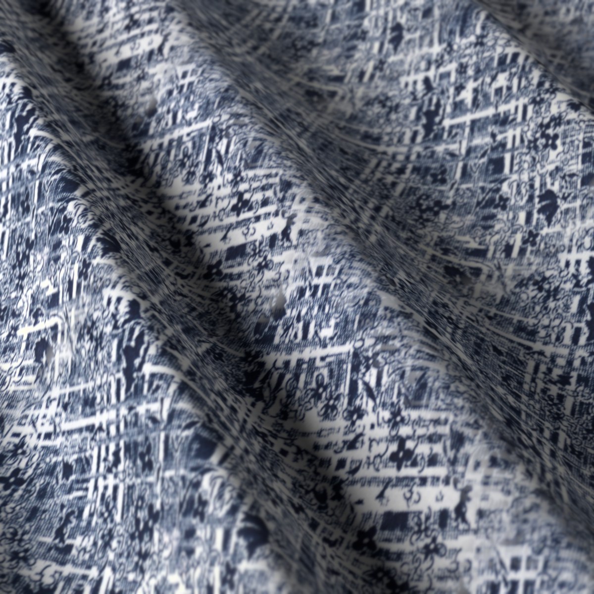 Printed Shirting No. 28108, draped