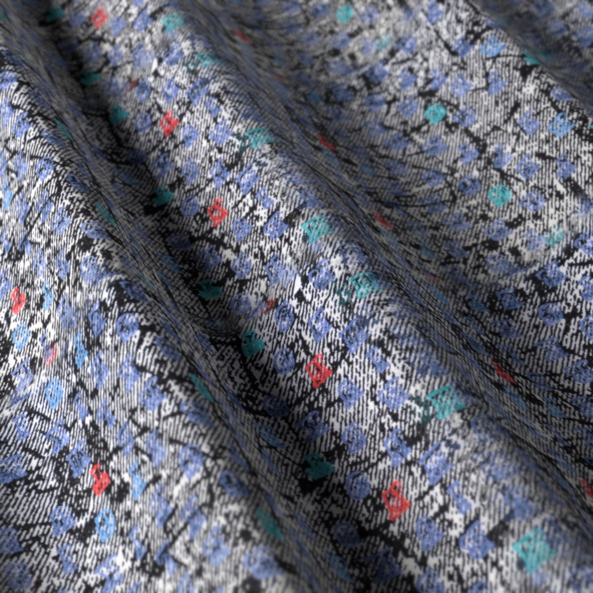 Printed Shirting No. 28116, draped
