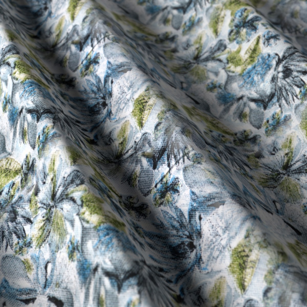 Printed Shirting No. 28121, draped