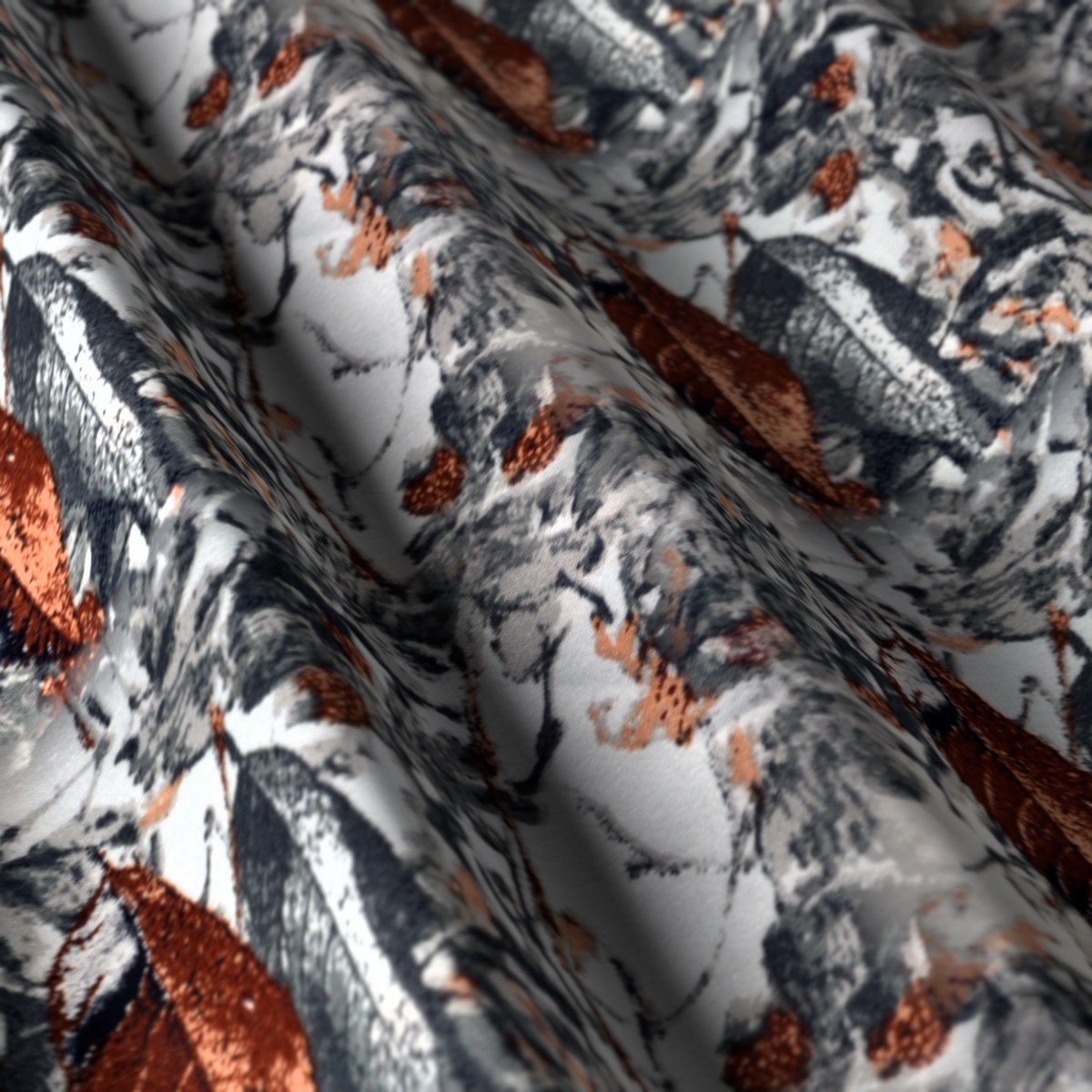 Printed Shirting No. 28135, draped