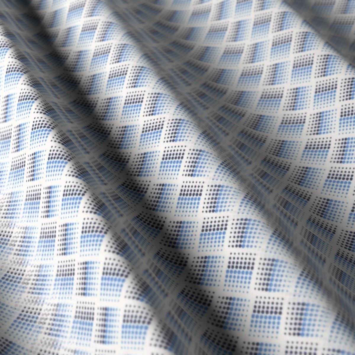 Printed Shirting No. 29582, draped