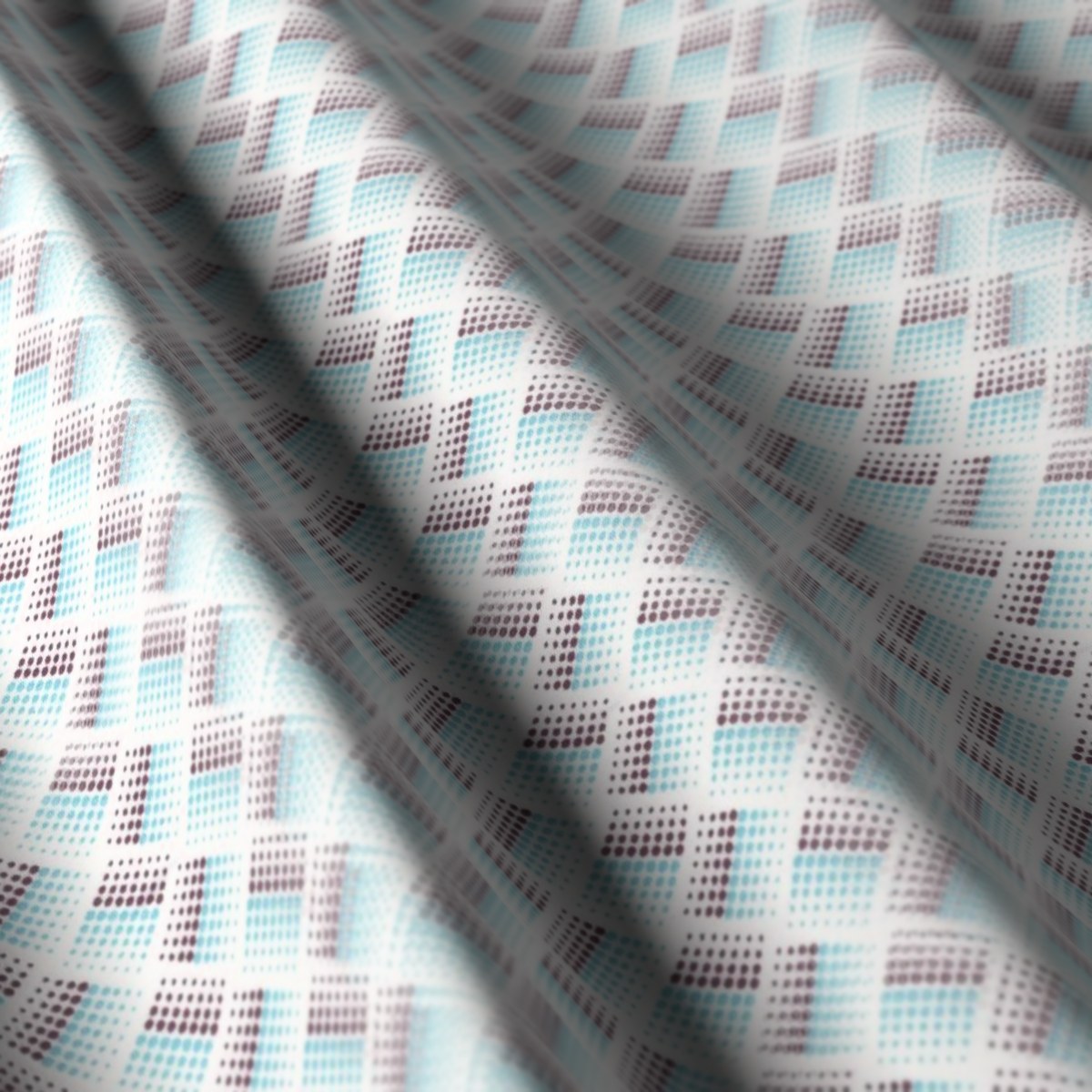 Printed Shirting No. 29583, draped