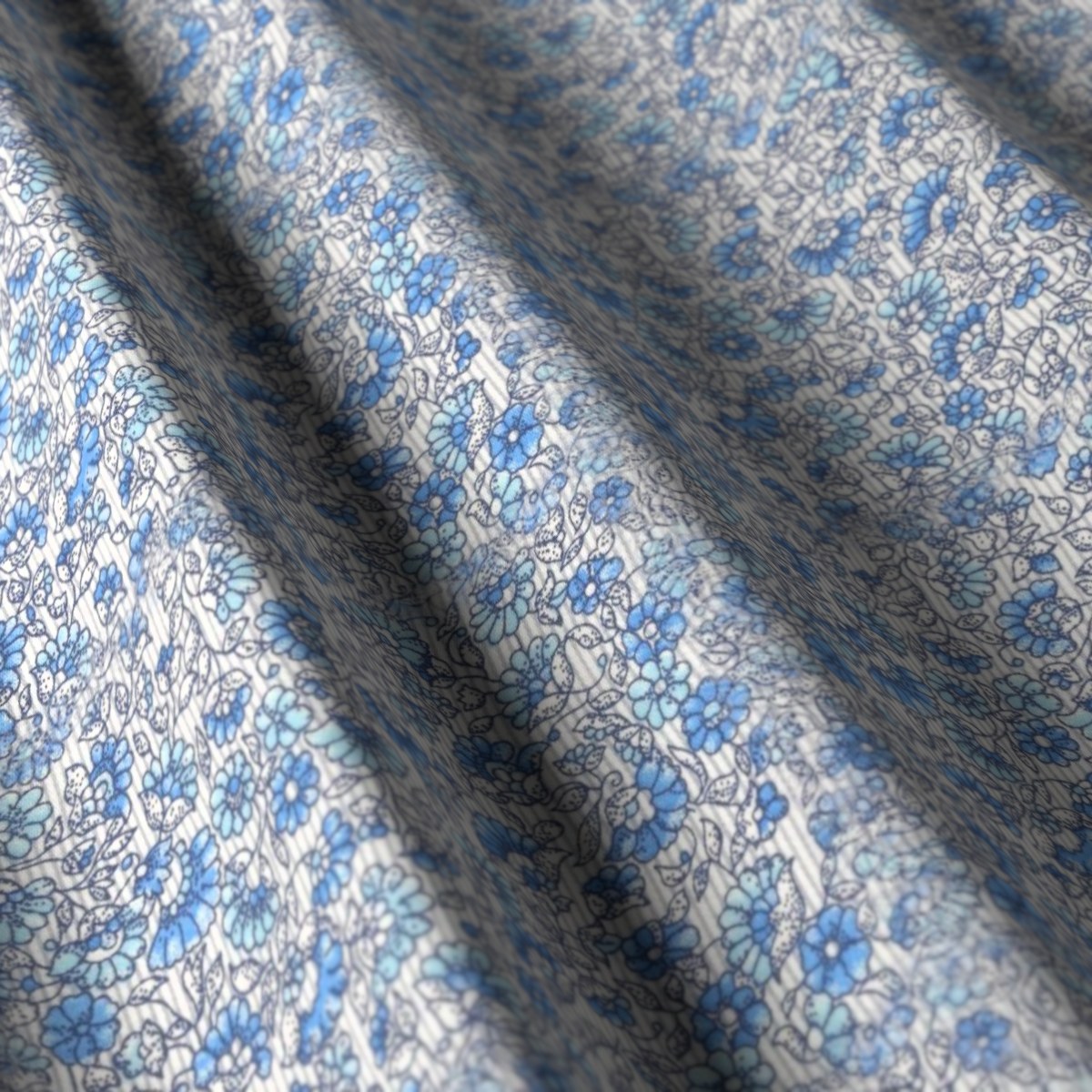 Printed Shirting No. 29586, draped