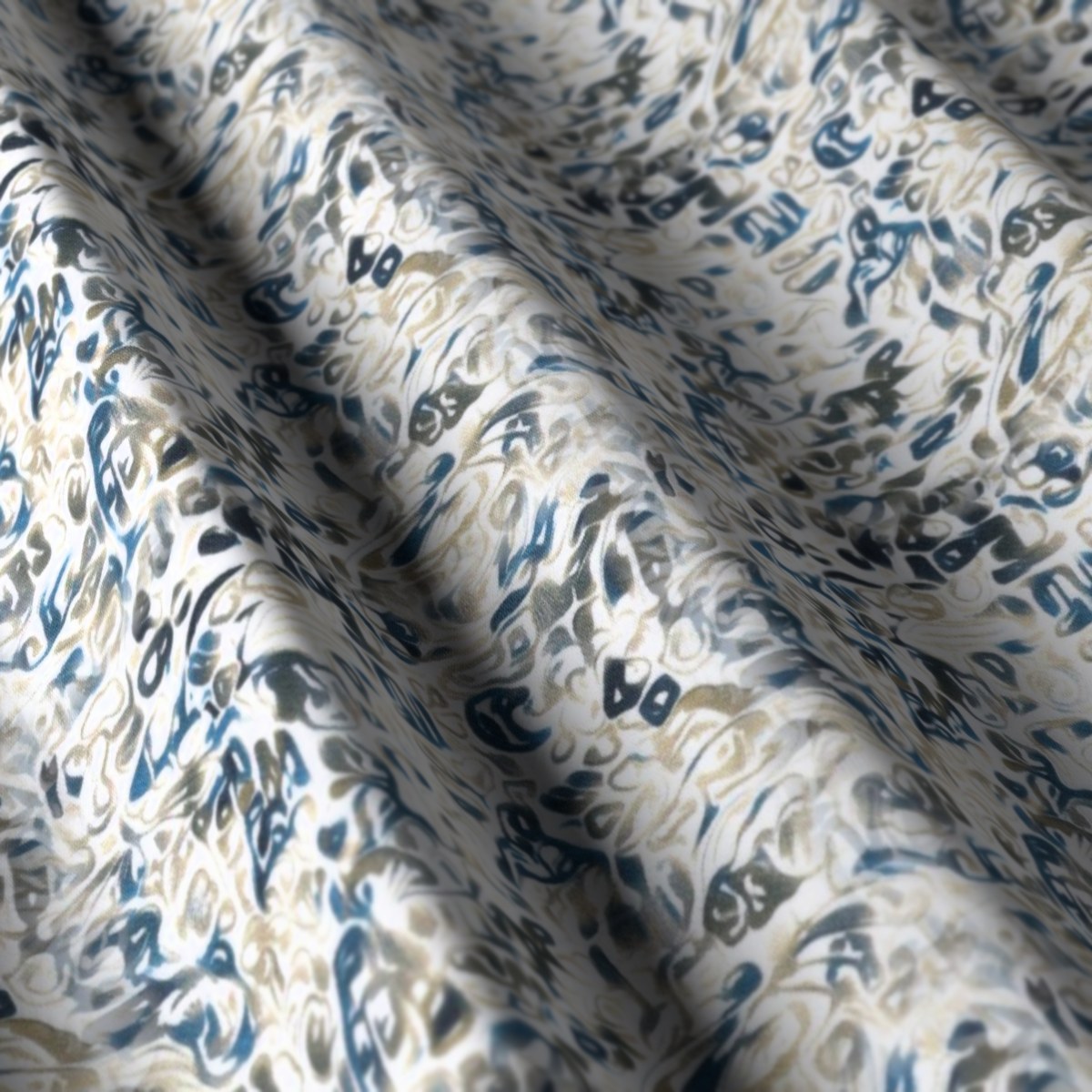 Printed Shirting No. 29603, draped