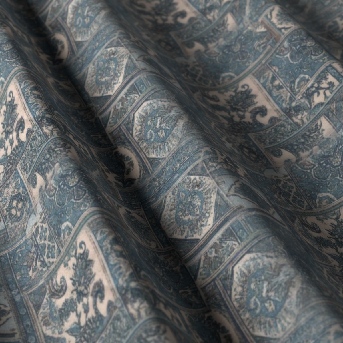 Printed Shirting No. 30504, draped